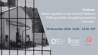 Webinar: Mixed Migration in the Western Balkans