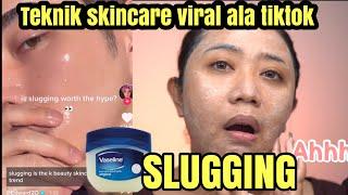 TEKNIK SKINCARE VIRAL ALA TIKTOK (SLUGGING) DI KULIT ACNE PRONE SKIN