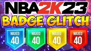 NBA 2K23 INSTANT BADGE GLITCH! NBA 2K23 BADGE GLITCH