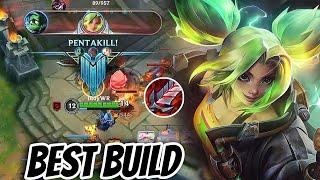 WILD RIFT ADC // THIS ZERI INSANE CARRY 1V9 WITH THIS BUILD IN PATCH 5.2 PENTAKILL GAMEPLAY!