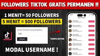 CARA MENAMBAH FOLLOWERS TIKTOK GRATIS - CARA CEPAT MEMPERBANYAK FOLLOWERS TIKTOK GRATIS PERMANEN