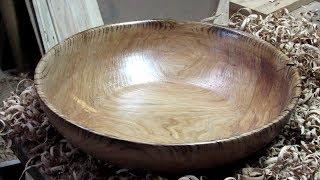 #134 Woodturning a 15 inch Elm Bowl