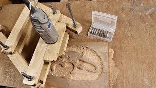 How to Make a Pantograph Router/ Power Carving Tool at Home |DIY|