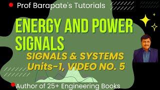 ENERGY AND POWER SIGNALS