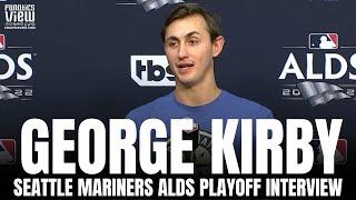 George Kirby Reacts to Seattle Mariners vs. Houston Astros ALDS & Making First Home Seattle Start