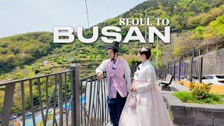 How to travel from Seoul to Busan | Exploring Busan Part 1 | Travel Vlog