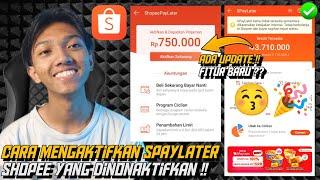  cara mengaktifkan spaylater shopee yang dinonaktifkan