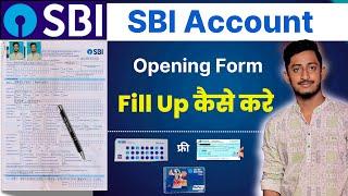 SBI Account Opening Form filling 2024 || Sbi Account Opening Form Kaise bhare || How to fill