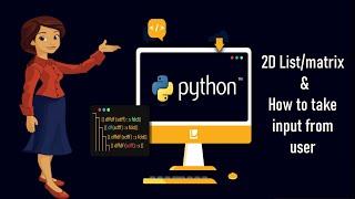 2D matrix with user input in Python