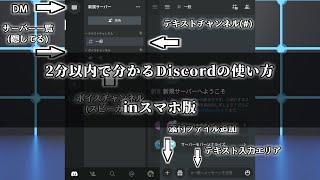 2分以内で分かるDiscordの使い方inスマホ版