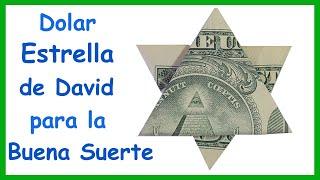 Como doblar un  dolar en forma de estrella de David para la buena Suerte - El Mundo de MyG