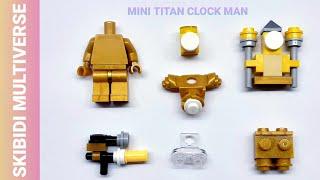 easy assemble brick mini titan clockman in skibidi toilet multiverse