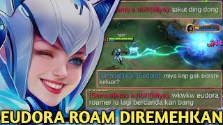 EUDORA ROAM DI AWAL DIREMEHKAN MIYA SOMBONG! ENDINGNYA MALAH TAKUT & MALU SENDIRI! MOBILE LEGENDS