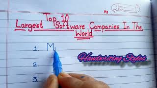 Top 10 Largest Software Companies In The World || Largest Software Companies || HS || 140