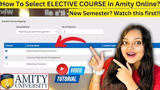 Must-Know Tips for Amity Elective Course SelectionElective VS Core SubjectsNew Semester Alert