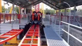 Kings Dominion: Intimidator 305 / On Ride Front Row POV / August 16, 2014