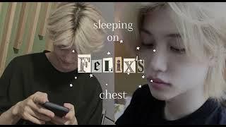 Stray Kids ASMR Sleeping On Felix's Chest [heartbeat] [voice]