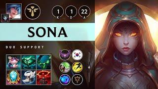 Sona Support vs Leona - KR Master Patch 14.20