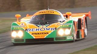 Mazda 787B | 9.000rpm R26B 4-Rotor Engine Sound at Goodwood Hillclimb! [マツダ787B サウンド]