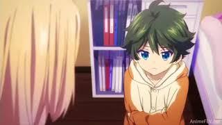 Jugando con un chico shota  (anime - momento adorable)