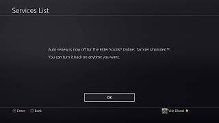 How to turn off eso plus auto renewal on the ps4