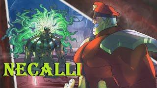 Street Fighter V ALL NECALLI Character Cutscenes Story Mode (Marc Swint)