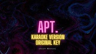 APT - BRUNO ROSE - KARAOKE ORIGINAL KEY