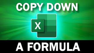 How to Copy Down a Formula that Contains Blank Rows in Excel