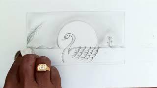 How to draw Swan || Swan drawing step by step || #Drawing tutorials ||Jakkani Drawing Academy #SWAN