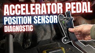 Accelerator Pedal Position Sensor Diagnostic | Diagnose Limited Engine RPM