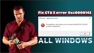 how to fix gta 5 0xc0000142 error