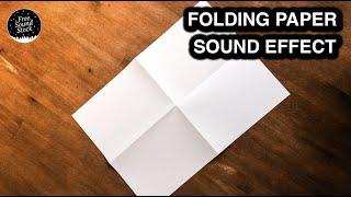 Folding Paper Sound Effect