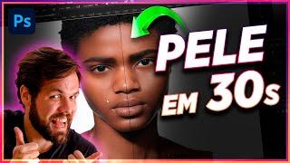 EDIÇÃO DE PELE em 30 SEGUNDOS - Tutorial Photoshop Rápido