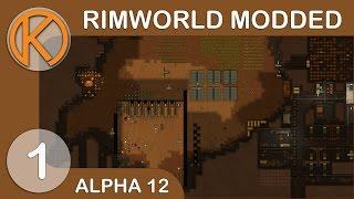 RimWorld Zombie Apocalypse - Contagious Shrublands [1] - Let's Play RimWorld Alpha 12 Modded