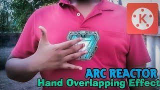 How To Do ARC REACTOR Hand Overlapping Effect (in Smart Phone) || KineMaster Tutorial || VFX GURU