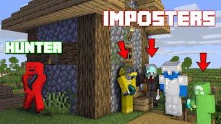 Minecraft Speedrunner Vs 4 Hunters But 3 Are Imposters (TROLL)