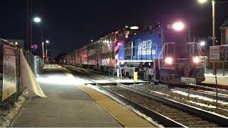 Metra SW1500 rescues trains TWICE on the MD-N in 24 hours!