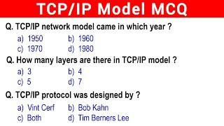 TCP/IP Important Questions | Computer Networking MCQ