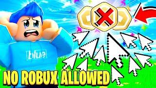 I Played Clicker Simulator With NO ROBUX ALLOWED... *SHOCKING* (Roblox)