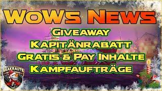 WoWs News  Gratis & Pay Inhalte + Giveaway in World of Warships 