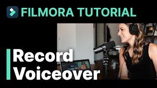 Record Voiceover Filmora Tutorial