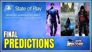 State of Play Final Predictions, Hype And Excitement! (October 2021)