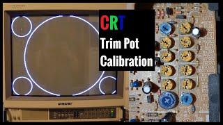 How to Calibrate Geometry for a Pro CRT with No Service Menu! | Sony PVM 1943MD