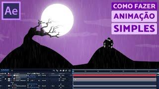 Como fazer ANIMAÇÃO SIMPLES no After Effects | EditaPraMim