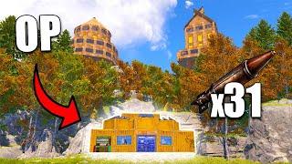 I Built A NEW OP SOLO Base Amongst Big Clans in Rust