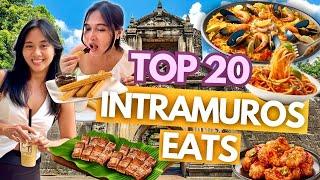 2024 Intramuros Food Guide: 20 Must-Try Eats & Drinks (w/ Prices) • Old Manila Food Trip Budget Vlog