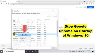 How to Stop Google Chrome from Opening on Startup in Windows 10