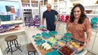 LocknLock 18-Piece Multi-Shape Nestable Storage Set on QVC