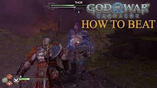 God Of War Ragnarok Thor End Game  - How To Defeat Thor EASY Ultimate Guide!