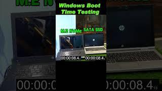 SSD vs M.2 NVMe Speed Testing | Laptop #Shorts